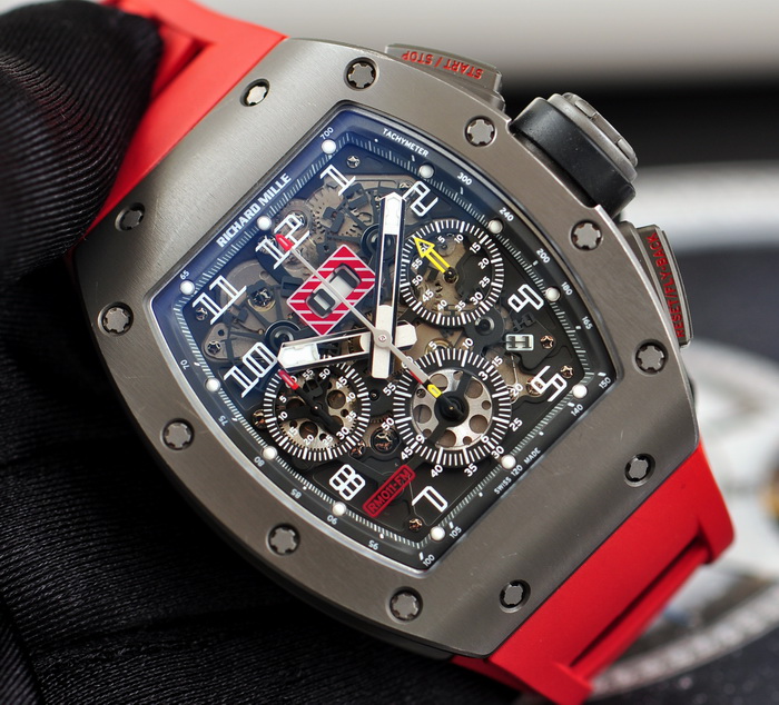 顶级richard mille 理查德·米勒rm011-fm 镂空 自动机械计时 男表