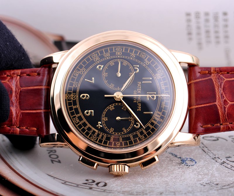 收藏级-18k黄金-patek philippe 百达翡丽 5070j 手动