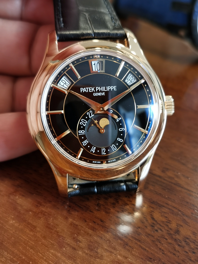 最美18k玫瑰金patek philippe 百达翡丽5205r-0101 男